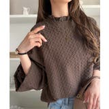 前も後ろも、ときめく一枚！ぽこぽこ素材×フリルで、大人可愛い。前後2way フク… | Classical Elf  | 詳細画像28 
