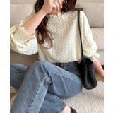 前も後ろも、ときめく一枚！ぽこぽこ素材×フリルで、大人可愛い。前後2way フク… | Classical Elf  | 詳細画像2 