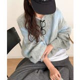 今日はどの色?ふわふわ配色に一目惚れ♡配色ニュアンス柄 起毛ニット オーバーサイ… | Classical Elf | 詳細画像15