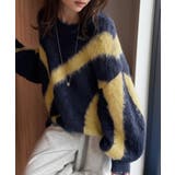 今日はどの色?ふわふわ配色に一目惚れ♡配色ニュアンス柄 起毛ニット オーバーサイ… | Classical Elf | 詳細画像48