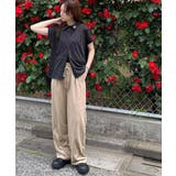 綿100%!夏に大活躍!大人上品な涼やかイージーカットフレアカラーパンツ | Classical Elf | 詳細画像35