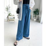 綿100%!夏に大活躍!大人上品な涼やかイージーカットフレアカラーパンツ | Classical Elf | 詳細画像43