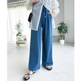 綿100%!夏に大活躍!大人上品な涼やかイージーカットフレアカラーパンツ | Classical Elf | 詳細画像44