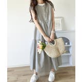 ブラックストライプ | 360度きゅんっ。バックリボン ティアードワンピース | Classical Elf 