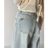 トレンド感抜群。コットン100%アシメウエストカーブデニムパンツ | Classical Elf  | 詳細画像41