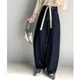 大人カジュアルをお洒落に格上げ。ドロスト紐付きカーブイージーデニムパンツ | Classical Elf  | 詳細画像11 