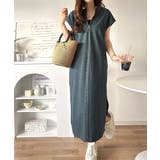 リラクシーな大人カジュアル。綿100%カフタン調サイドスリット前後2wayデニム… | Classical Elf | 詳細画像29