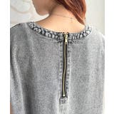 リラクシーな大人カジュアル。綿100%カフタン調サイドスリット前後2wayデニム… | Classical Elf | 詳細画像32