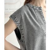 リラクシーな大人カジュアル。綿100%カフタン調サイドスリット前後2wayデニム… | Classical Elf | 詳細画像33