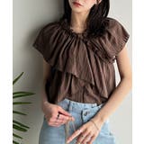 大人ガーリーに見せる。2wayオフショルフリルデザインシアーブラウス | Classical Elf | 詳細画像28