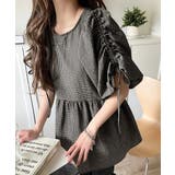 軽やかで上品。シアサッカー前後2WAYギャザーパフスリーブチュニックブラウス | Classical Elf  | 詳細画像27 