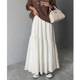 レトロなムードが大人可愛い。シアーサッカーアシンメトリーティアードスカート(ロン… | Classical Elf  | 詳細画像3