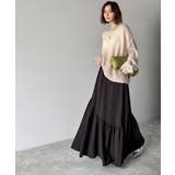 レトロなムードが大人可愛い。シアーサッカーアシンメトリーティアードスカート(ロン… | Classical Elf  | 詳細画像22