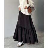 レトロなムードが大人可愛い。シアーサッカーアシンメトリーティアードスカート(ロン… | Classical Elf  | 詳細画像26