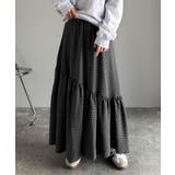 レトロなムードが大人可愛い。シアーサッカーアシンメトリーティアードスカート(ロン… | Classical Elf  | 詳細画像36