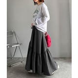 レトロなムードが大人可愛い。シアーサッカーアシンメトリーティアードスカート(ロン… | Classical Elf  | 詳細画像38