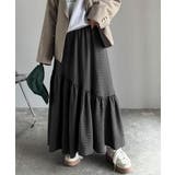 レトロなムードが大人可愛い。シアーサッカーアシンメトリーティアードスカート(ロン… | Classical Elf  | 詳細画像40