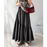 レトロなムードが大人可愛い。シアーサッカーアシンメトリーティアードスカート(ロン… | Classical Elf  | 詳細画像46