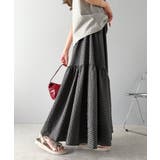 レトロなムードが大人可愛い。シアーサッカーアシンメトリーティアードスカート(ロン… | Classical Elf  | 詳細画像48