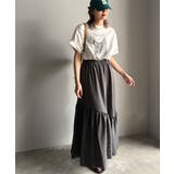 レトロなムードが大人可愛い。シアーサッカーアシンメトリーティアードスカート(ロン… | Classical Elf  | 詳細画像52