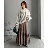 レトロなムードが大人可愛い。シアーサッカーアシンメトリーティアードスカート(ロン… | Classical Elf  | 詳細画像57