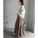 レトロなムードが大人可愛い。シアーサッカーアシンメトリーティアードスカート(ロン… | Classical Elf  | 詳細画像59