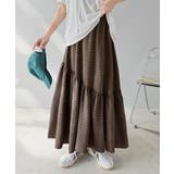 レトロなムードが大人可愛い。シアーサッカーアシンメトリーティアードスカート(ロン… | Classical Elf  | 詳細画像64