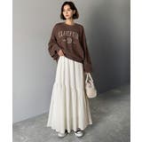 レトロなムードが大人可愛い。シアーサッカーアシンメトリーティアードスカート(ロン… | Classical Elf  | 詳細画像5