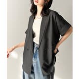 大人の抜け感を楽しむ。麻調シアードルマンショートスリーブジャケット | Classical Elf  | 詳細画像11 