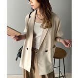 大人の抜け感を楽しむ。麻調シアードルマンショートスリーブジャケット | Classical Elf  | 詳細画像20 