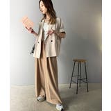 大人の抜け感を楽しむ。麻調シアードルマンショートスリーブジャケット | Classical Elf  | 詳細画像22 