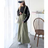 ツヤ感と品格を纏う、大人女性のミリタリースタイル。サスペンダーミリタリースカート | Classical Elf  | 詳細画像43 