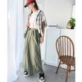 ツヤ感と品格を纏う、大人女性のミリタリースタイル。サスペンダーミリタリースカート | Classical Elf  | 詳細画像50 