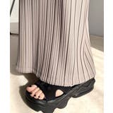 スタイルアップが叶う。2way裾ドロストプリーツ素材ワイドパンツ | Classical Elf | 詳細画像22