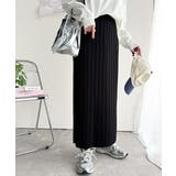 ブラック | 大人の"きちんと見え"を叶える。プリーツロングスカート | Classical Elf 