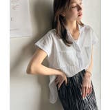 ホワイト | 軽やかな風を感じて爽やかに。Wポケットフレンチスリーブシャツ | Classical Elf