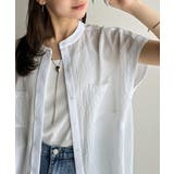 軽やかな風を感じて爽やかに。Wポケットフレンチスリーブシャツ | Classical Elf | 詳細画像10