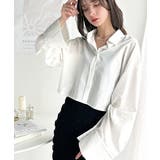 絶妙なバランスで着映え！マルチwayショート丈ロングワイドスリーブシャツ(ロール… | Classical Elf  | 詳細画像8 