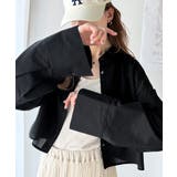 絶妙なバランスで着映え！マルチwayショート丈ロングワイドスリーブシャツ(ロール… | Classical Elf  | 詳細画像21 