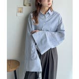 絶妙なバランスで着映え！マルチwayショート丈ロングワイドスリーブシャツ(ロール… | Classical Elf  | 詳細画像35 