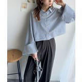 絶妙なバランスで着映え！マルチwayショート丈ロングワイドスリーブシャツ(ロール… | Classical Elf  | 詳細画像37 