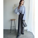 絶妙なバランスで着映え！マルチwayショート丈ロングワイドスリーブシャツ(ロール… | Classical Elf  | 詳細画像38 