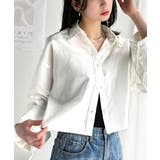 絶妙なバランスで着映え！マルチwayショート丈ロングワイドスリーブシャツ(ロール… | Classical Elf  | 詳細画像4 