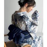 浴衣２点セット。クラシカルモダンな滝流れ浴衣（滝流れ浴衣・帯） | Classical Elf  | 詳細画像11 