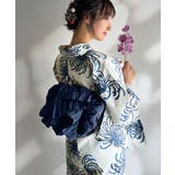 浴衣２点セット。クラシカルモダンな滝流れ浴衣（滝流れ浴衣・帯） | Classical Elf  | 詳細画像19 