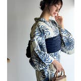 浴衣２点セット。クラシカルモダンな滝流れ浴衣（滝流れ浴衣・帯） | Classical Elf  | 詳細画像25 