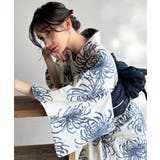 浴衣２点セット。クラシカルモダンな滝流れ浴衣（滝流れ浴衣・帯） | Classical Elf  | 詳細画像1 