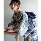 浴衣２点セット。クラシカルモダンな滝流れ浴衣（滝流れ浴衣・帯） | Classical Elf  | 詳細画像32 