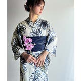 浴衣２点セット。クラシカルモダンな滝流れ浴衣（滝流れ浴衣・帯） | Classical Elf  | 詳細画像33 