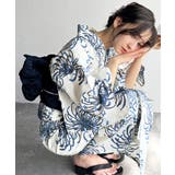 浴衣２点セット。クラシカルモダンな滝流れ浴衣（滝流れ浴衣・帯） | Classical Elf  | 詳細画像2 